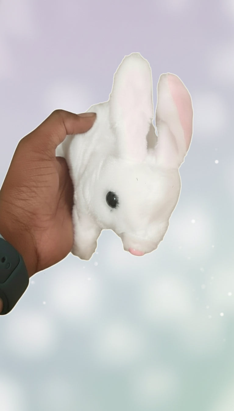 Bunny Toy, Hopping Bunny Toy Interactive Electronic Pet with Sounds and Movement 2e007i-my