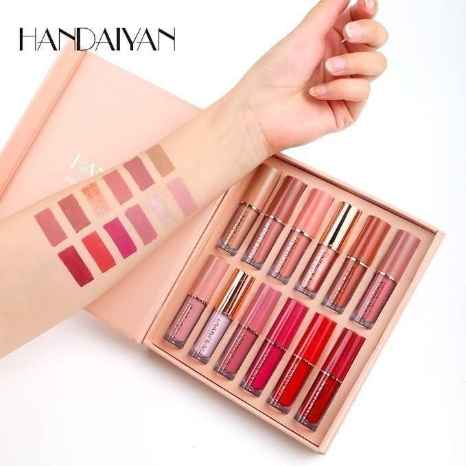 Velvet Matte Liquid Lipstick Set 12Pcs 2e007i-my