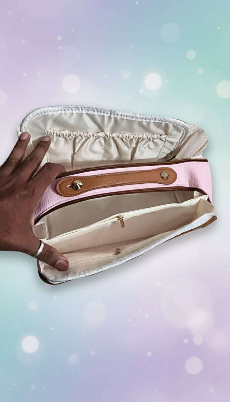 Double Zipper Cosmetics Bag 2e007i-my