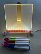 3D LED Light Glass Acrylic Writing pad 2e007i-my