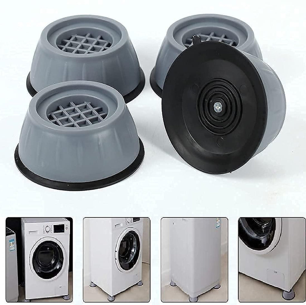 Anti Vibration Pad-Anti-vibration Pads For Washing Machine - 4 Pcs Shock Proof Feet For Washer ? Dryer, Great For Home, Laundry Room, Kitchen, Washer, Dryer, Table, Chair, Sofa, Bed (4 Units) 2e007i-my