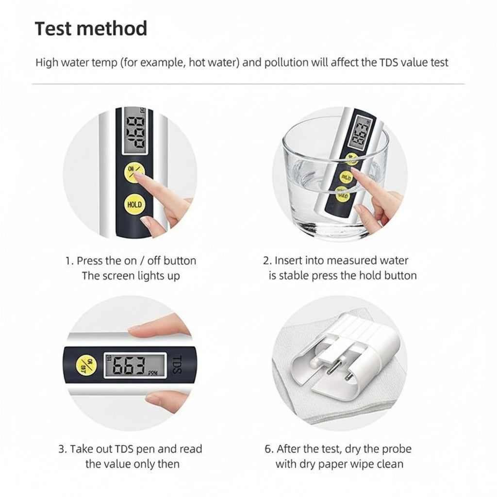 Water TDS Meter Tester 2e007i-my
