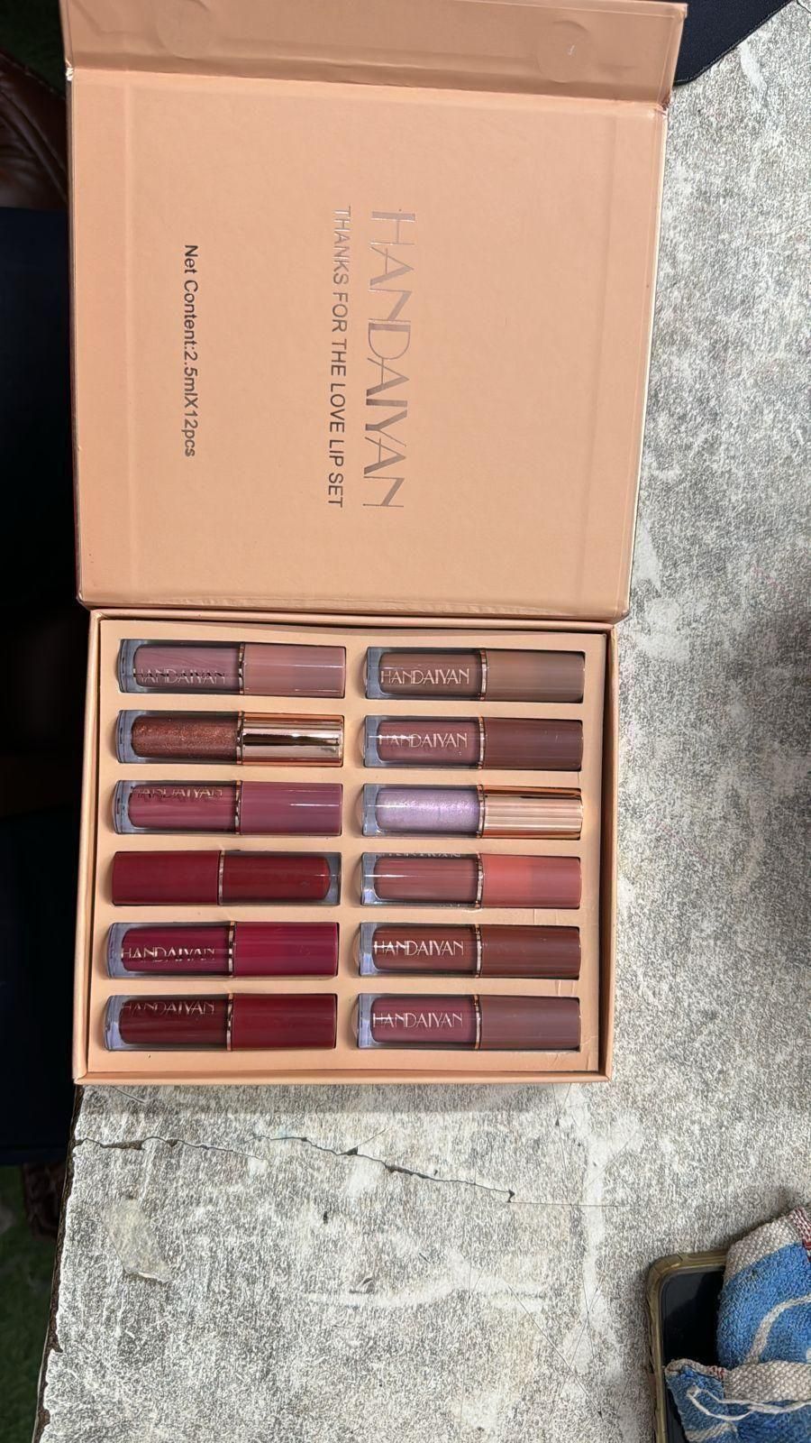 Velvet Matte Liquid Lipstick Set 12Pcs 2e007i-my
