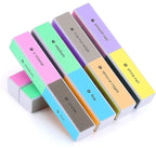Nail Files for Natural and Acrylic Nails (Multicolor) 2e007i-my